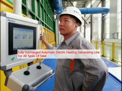 خط تسخين الكهربائي التلقائي الغارق بالكامل لجميع أنواع الصلب