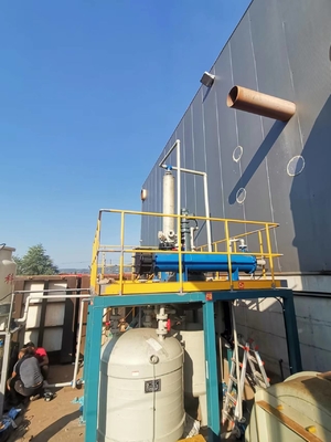 نظام إزالة الدخان الكيميائي القوي 1000m3 / h تدفق الهواء 900 Pa برج التطهير للصناعة