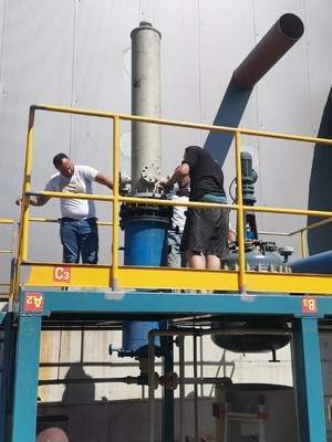 نظام استخراج بخار الحمض من الفولاذ المقاوم للصدأ 1200mm X 800mm X 1500mm للاستخراج في الصناعة