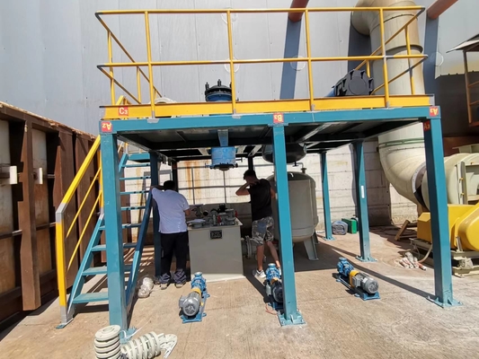 نظام استخراج دخان الحمض HEPA 1200mm X 800mm X 1500mm للتطبيقات الصناعية