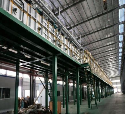 معدات الغلفانية الحارة الآلية التي يتم التحكم بها بواسطة PLC صديقة للبيئة مع 55000 أو 110000 مجموعة